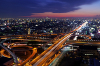 東大阪JCTの夜景